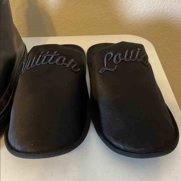 Reserved Cole bundle Black High-Top Stellar boots black lv slippers Sz 41 - Picture 4 of 10